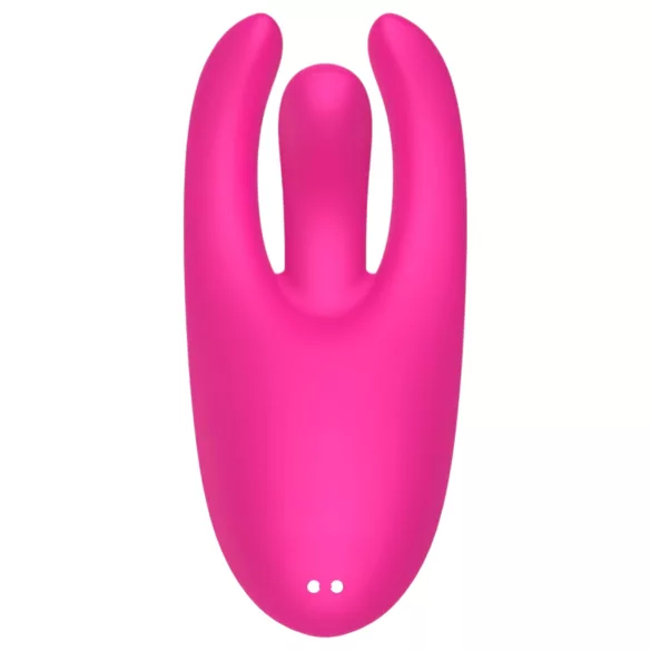 Mrow - vibrator klitorisstimulator med 3 armar uppladdningsbar silikon rosa