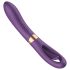 Funny Me Dual - uppladdningsbar 2-i-1 tungvibrator (lila)