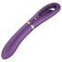 Funny Me Dual - uppladdningsbar 2-i-1 tungvibrator (lila)
