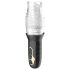 Leopard Bellucci 360 - roterande vibrator (genomskinlig-svart)