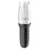 Leopard Bellucci 360 - roterande vibrator (genomskinlig-svart)