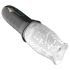 Leopard Bellucci 360 - roterande vibrator (genomskinlig-svart)