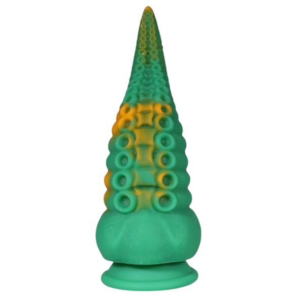 OgazR Octopuss - Bläckfiskarm dildo - 21 cm (grön-gul)