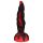OgazR Hell Dong - ribbad dildo - 20 cm (röd)