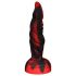 OgazR Hell Dong - ribbad dildo - 20 cm (röd)