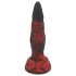 OgazR Hell Dong - ribbad dildo - 20 cm (röd)