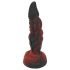 OgazR Hell Dong - ribbad dildo - 20 cm (röd)
