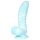 OgazR Sjöorm - räfflad dildo - 17 cm (blå-vit)