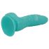 OgazR Sjöorm - räfflad dildo - 17 cm (blå-vit)