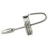 DeepRing - ringformad metallisk dilator - 9cm (silver)