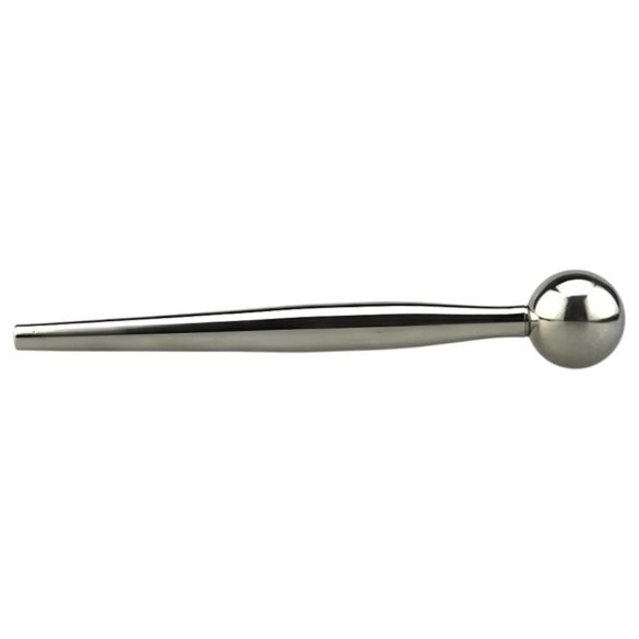 FukR - penisdilator med kulor - metall - 8cm - silver