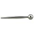 FukR - penisdilator med kulor - metall - 8cm - silver