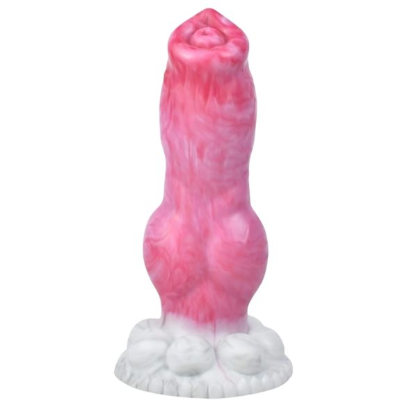 Animalorny Buldog - hundpenisdildo - realistisk - 17cm rosa