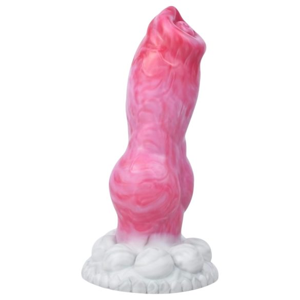 Animalorny Buldog - hundpenisdildo - realistisk - 17cm rosa