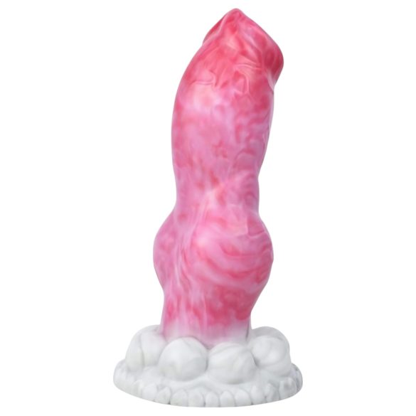 Animalorny Buldog - hundpenisdildo - realistisk - 17cm rosa