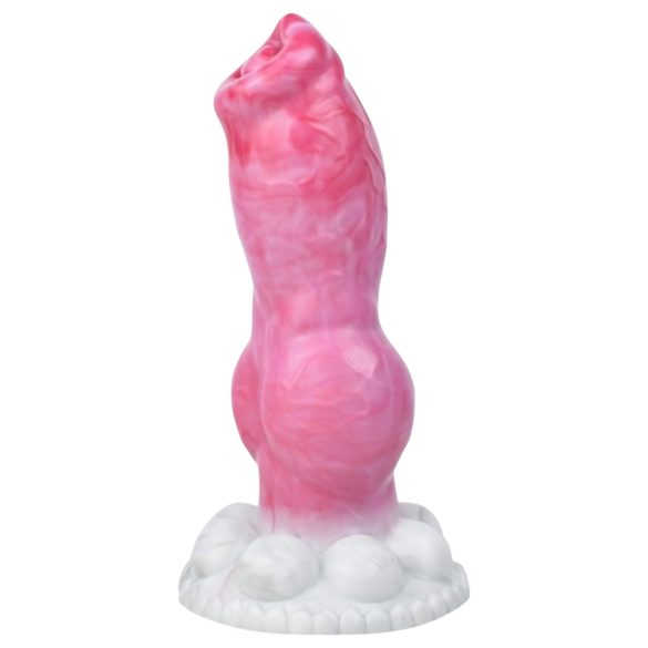 Animalorny Buldog - hundpenisdildo - realistisk - 17cm rosa