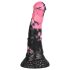 Bad Horse - silikon dildo 18cm (svart-rosa)