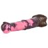Bad Horse - silikon hästdildo - 24cm (brun-rosa)