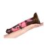 Bad Horse - silikon hästdildo - 24cm (brun-rosa)
