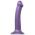 Strap-on-me Metallic Shine M - hudvänlig dildo (metallic lila)