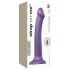 Strap-on-me Metallic Shine M - hudvänlig dildo (metallic lila)