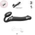 Strap-on-me M - påspänd vibrator - medium (svart)