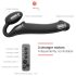 Strap-on-me M - påspänd vibrator - medium (svart)