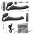 Strap-on-me M - påspänd vibrator - medium (svart)