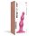 Strap-on-me Pärlor S - pärlad sugkopp dildo (rosa)