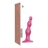 Strap-on-me Pärlor S - pärlad sugkopp dildo (rosa)