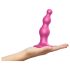Strap-on-me Pärlor S - pärlad sugkopp dildo (rosa)