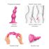 Strap-on-me Pärlor S - pärlad sugkopp dildo (rosa)