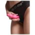 Strap-on-me Pärlor S - pärlad sugkopp dildo (rosa)