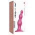 Strap-on-me Beads M - pärlade dildo med sugkopp (rosa)