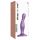 Strap-on-me Curvy S - vågig dildo med sugpropp (lila)
