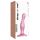Strap-on-me Curvy S - vågig sugkopp dildo (rosa)