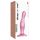 Strap-on-me Curvy M - Vågigt sugkoppsdildo (rosa)