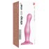 Strap-on-me Curvy M - Vågigt sugkoppsdildo (rosa)