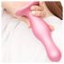 Strap-on-me Curvy M - Vågigt sugkoppsdildo (rosa)