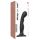 Strap-on-me P&G S - böjd dildovibrator med sugkopp (svart)