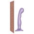 Strap-on-me P&G M - böjd sugpropp dildo (lila)