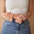 Strap-on-me - dildo med sugpropp - dubbellager silikon - natur
