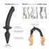 / Strap-on-me Switch Semi-Realistic S - 2-i-1 silikon dildo (svart)