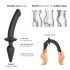 / Strap-on-me Switch Halvrealistisk XXL - 2-i-1 Dildo (svart)