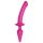 / Strap-on-me Swith Semi-Realistic L - 2-i-1 silikon dildo (rosa)