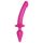 / Strap-on-me Switch Halvrealistisk XXL - 2-i-1-dildo (rosa)