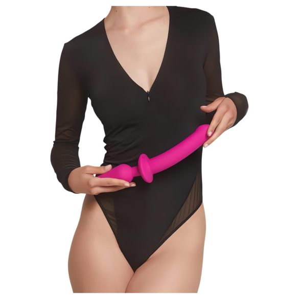 Strap-on-me Switch Halvrealistisk XXL - 2-i-1-dildo (rosa)