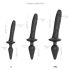 / Strap-on-me Swith Realistic S - 2-i-1 silikon dildo (svart)