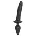/ Strap-on-me Switch Realistic XXL - 2-i-1 silikon dildo (svart)