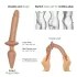 Strap-on-me Switch Realistic L - 2-i-1 silikondildo (naturfärg)